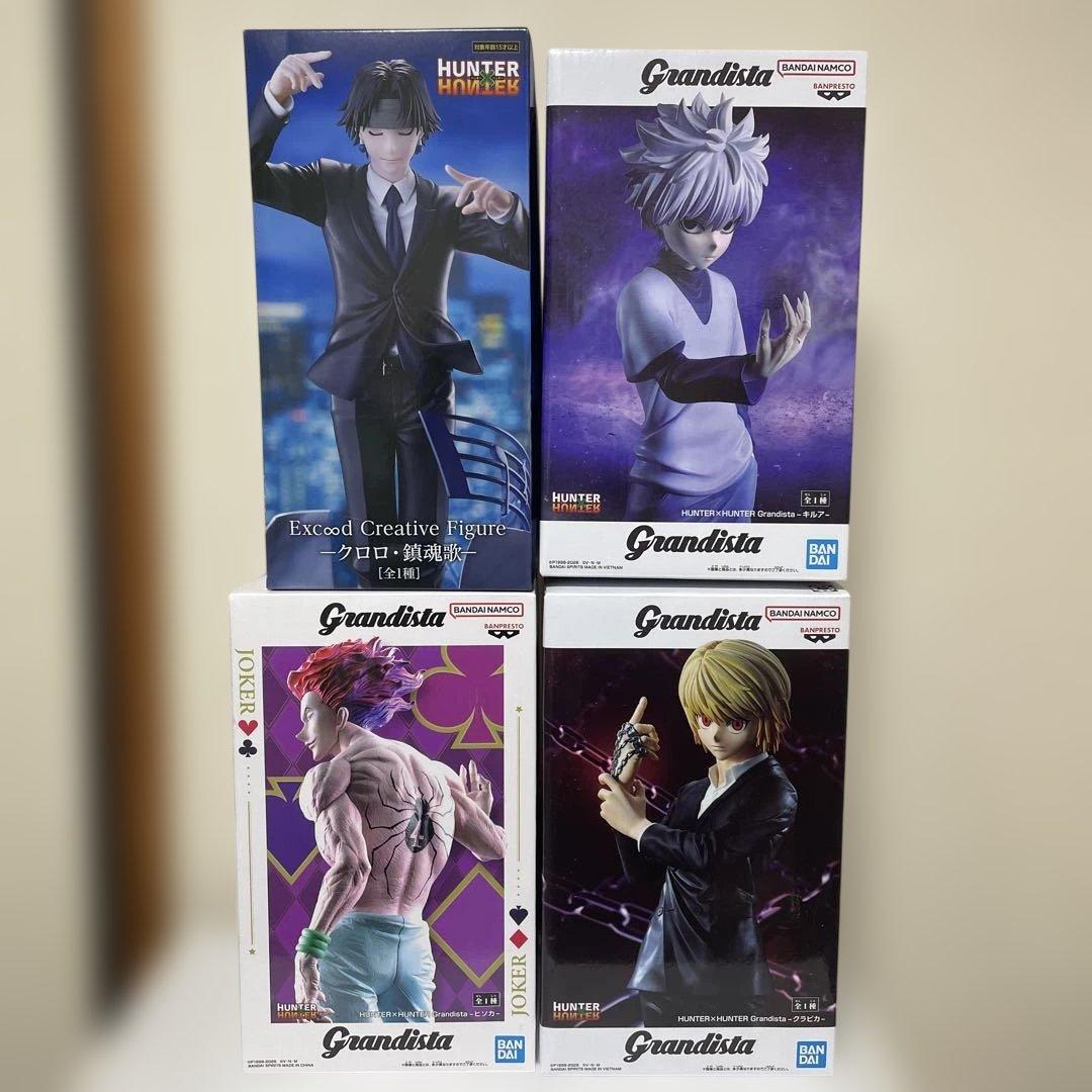 HUNTER×HUNTERまとめ売り ヒソカ、クラピカ、キルア、クロロ