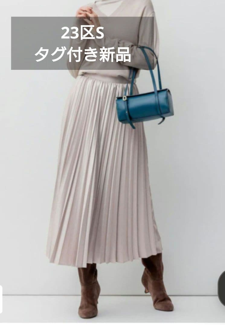 【洗える】レザーライク プリーツスカート