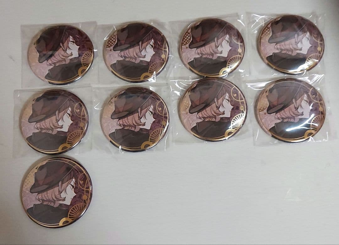 文豪ストレイドッグス 春河35 画集 ゲーマーズ 特典 缶バッジ 中原中也