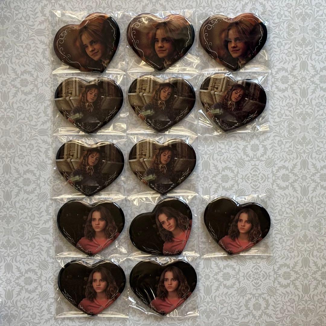 ハリーポッター 海外限定 ハート缶バッジ ハリーポッター トレーディング 缶バッジ 海外限定 公式ライセンス商品