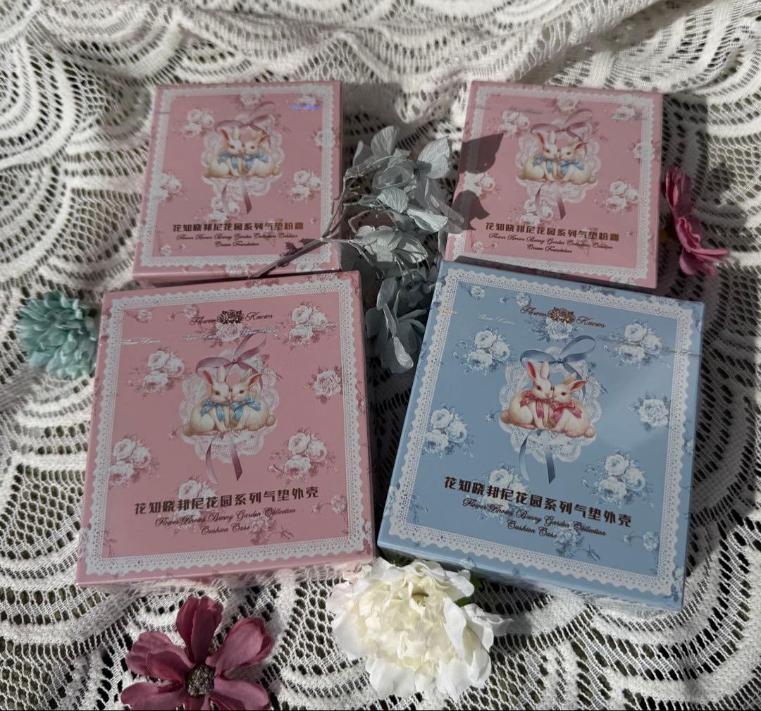 フラワーノーズ　バニーガーデンシフォンヴェール クッションファンデーション 2種