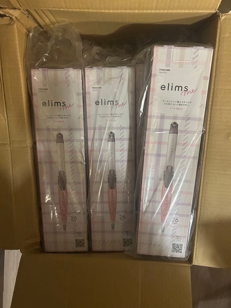 TESCOM elims me 26mmカールアイロン　10本セット！ TESCOM テスコム elims est エリムス エスト 2WAY スチームアイロン