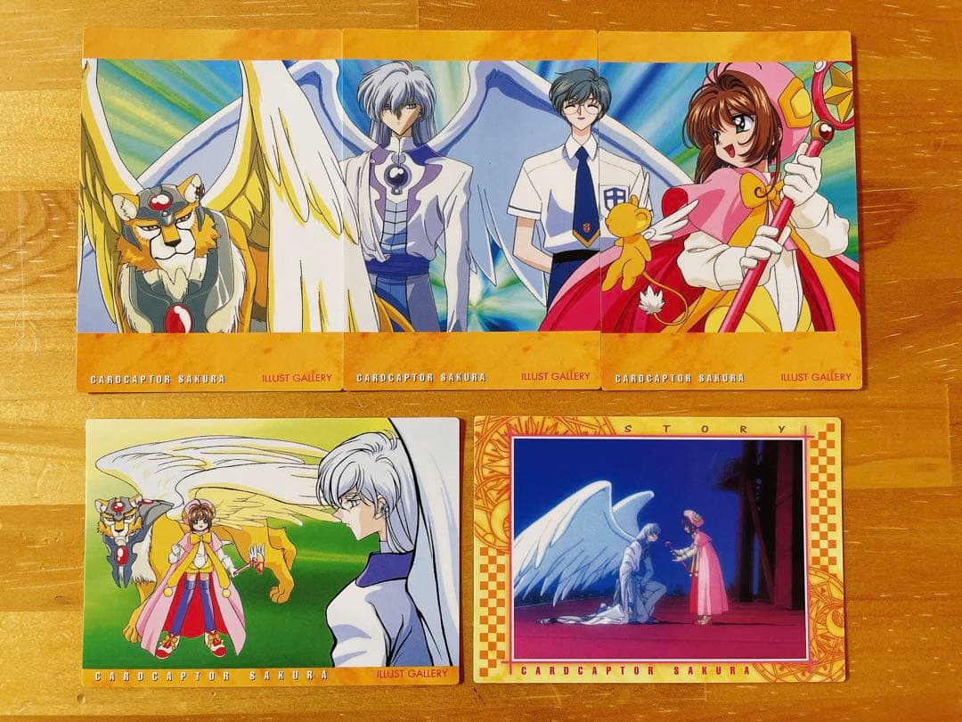 カードキャプターさくら カードダスマスターズ 月 ユエ 5枚 セット 初版
