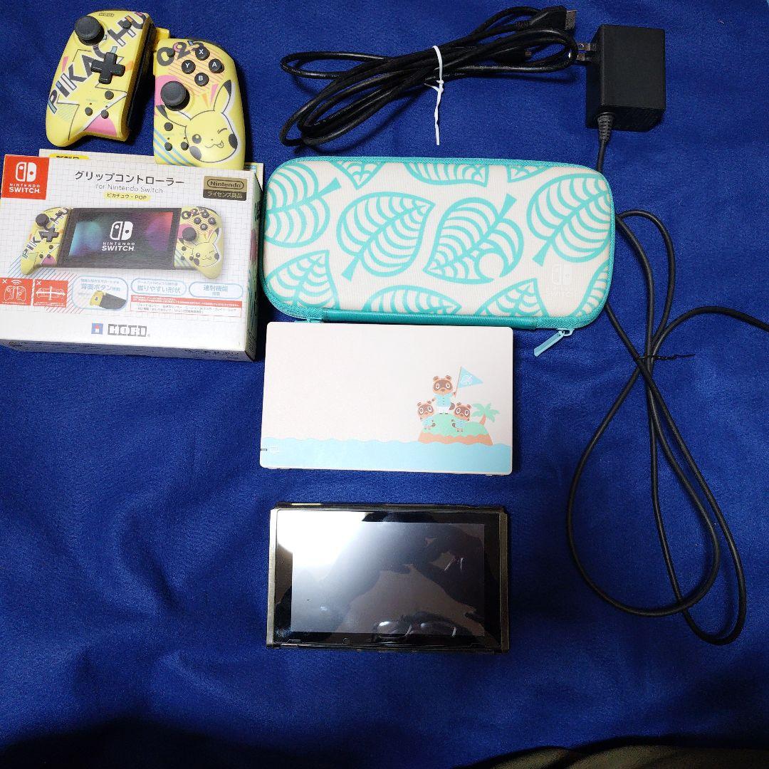 と*つ様 【ジョイコン、箱なし】Nintendo Switch本体+周辺機器セッ