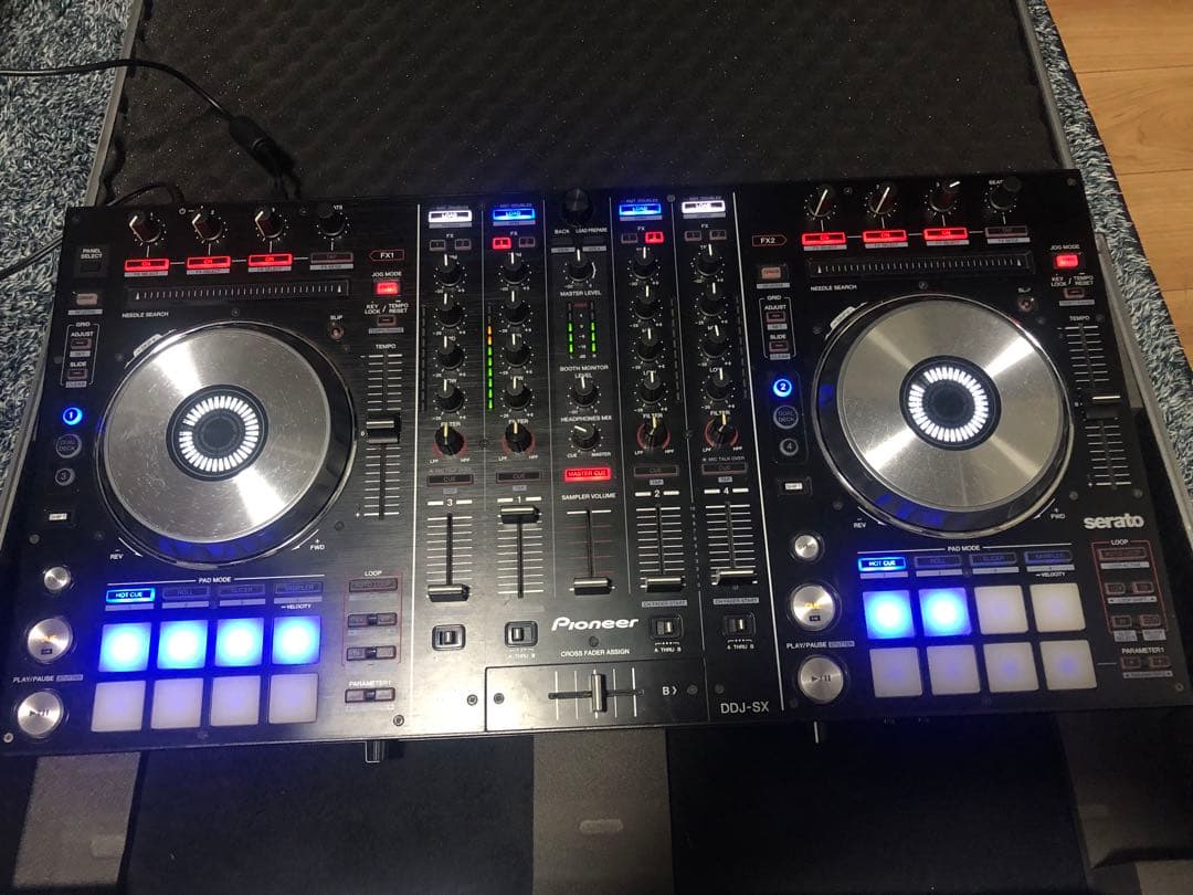 Pioneer DDJ-SX ハードケース付き ProX XS-DDJSXWLT Flight Case For Pioneer DDJ-SX2 DDJ-SX3 DDJ-RX
