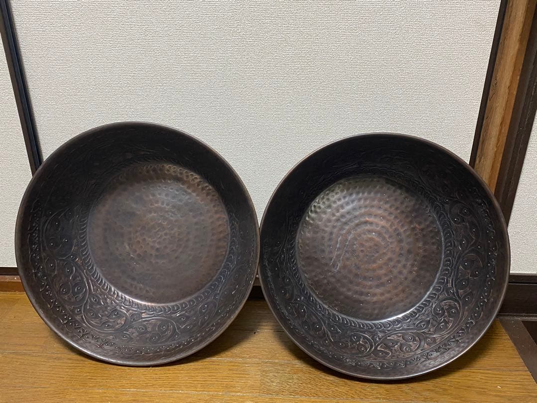 ココバリ真鍮製フットバスボウル2点セット