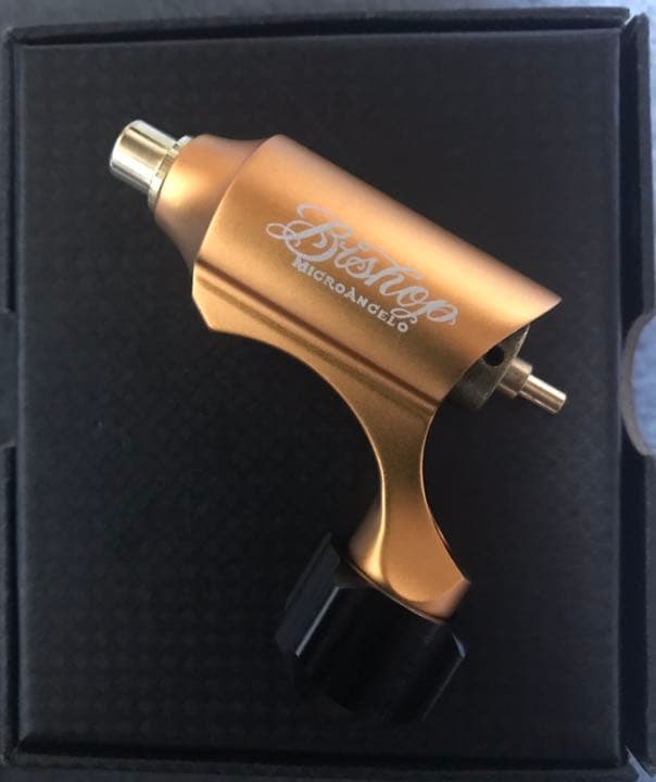 Bishop タトゥーロータリーマシン。タトゥーマシン Bishop Rotary ビショップロータリー RCA接続 タトゥーマシーン 6色