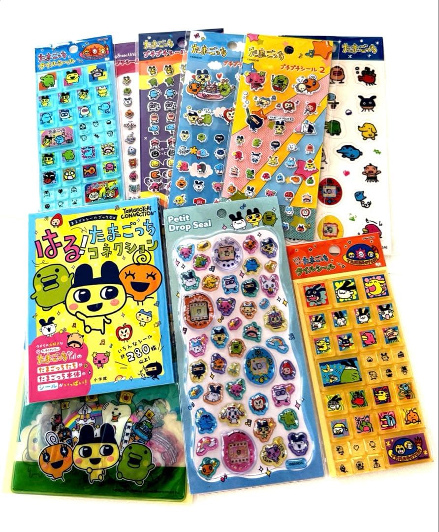 たまごっちプチドロップシール　タイルシール　シールブック　おまとめ10点　正規品