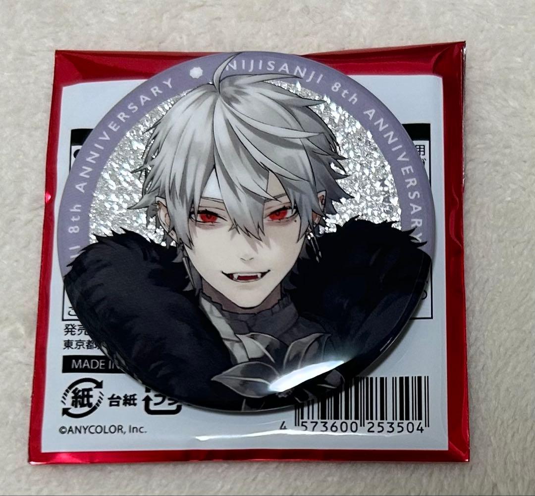 にじさんじ 8th Anniversary】葛葉 グリッター缶バッジ - メルカリ