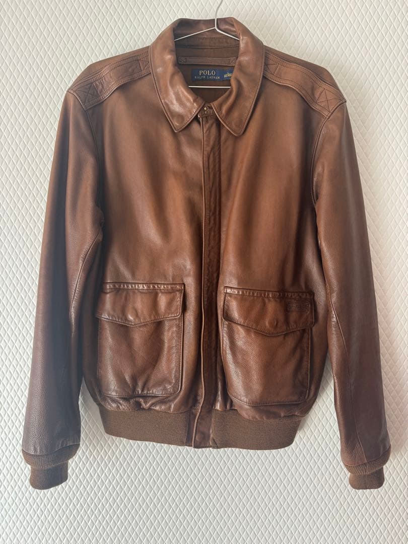 POLO RALPH LAUREN A-2 レザージャケット フライトジャケット