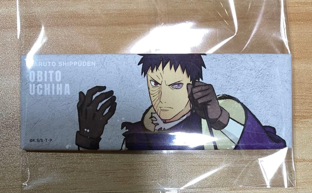 NARUTO ベースヤード トーキョー うちはオビト ロング缶バッジ 缶バッジ