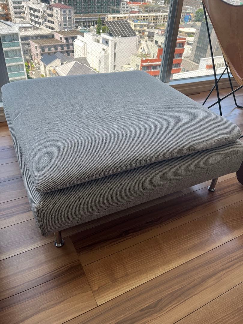 IKEA SÖDERHAMN ソーデルハムンオットマン SÖDERHAMN ソーデルハムン オットマン, ケーリンゲ グレーターコイズ