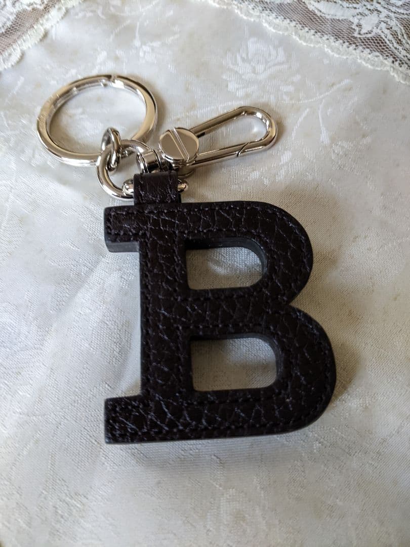 BALLY レザー キーホルダー B（新品、未使用 )