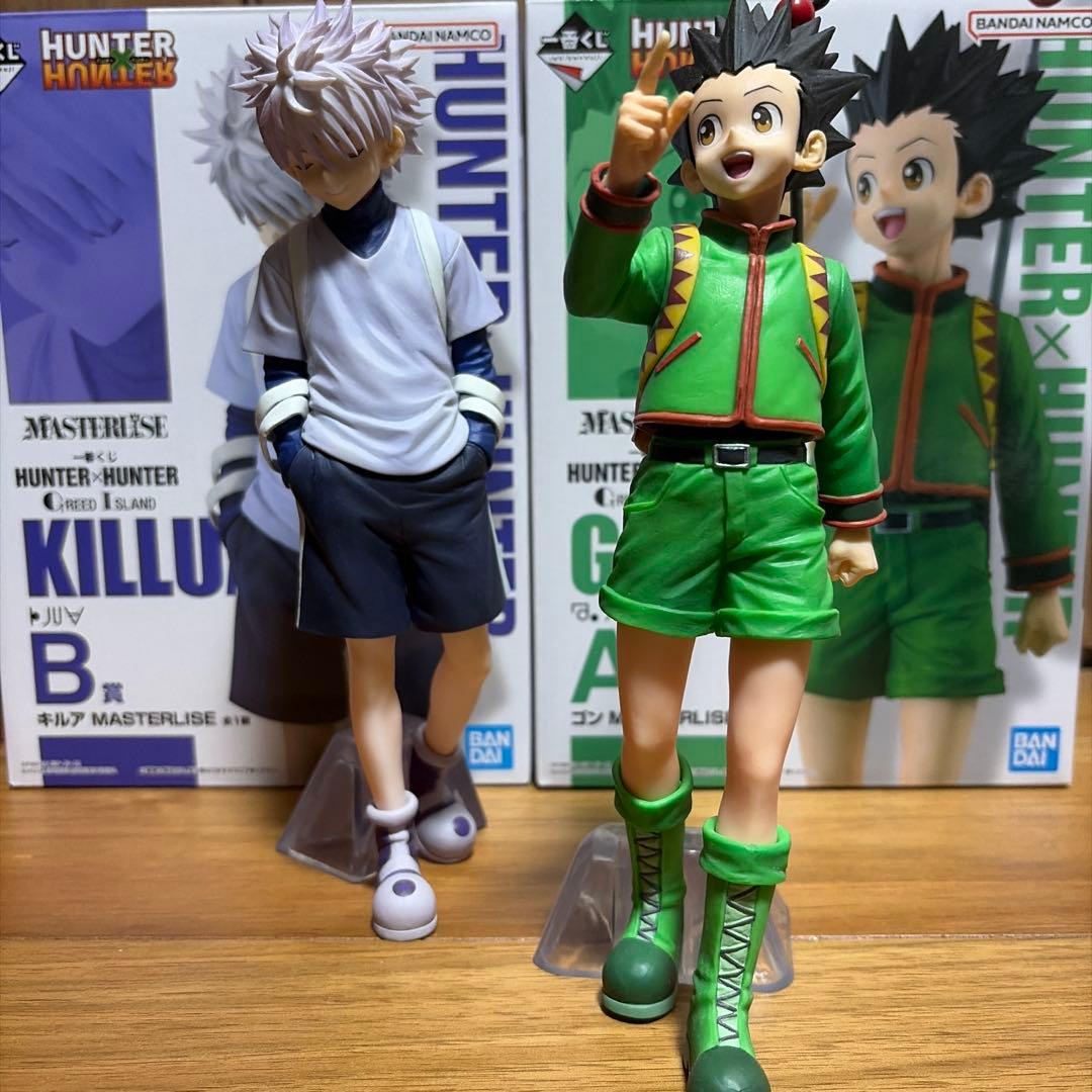 ハンターハンター　一番くじ　フィギュア ゴン&キルアセット