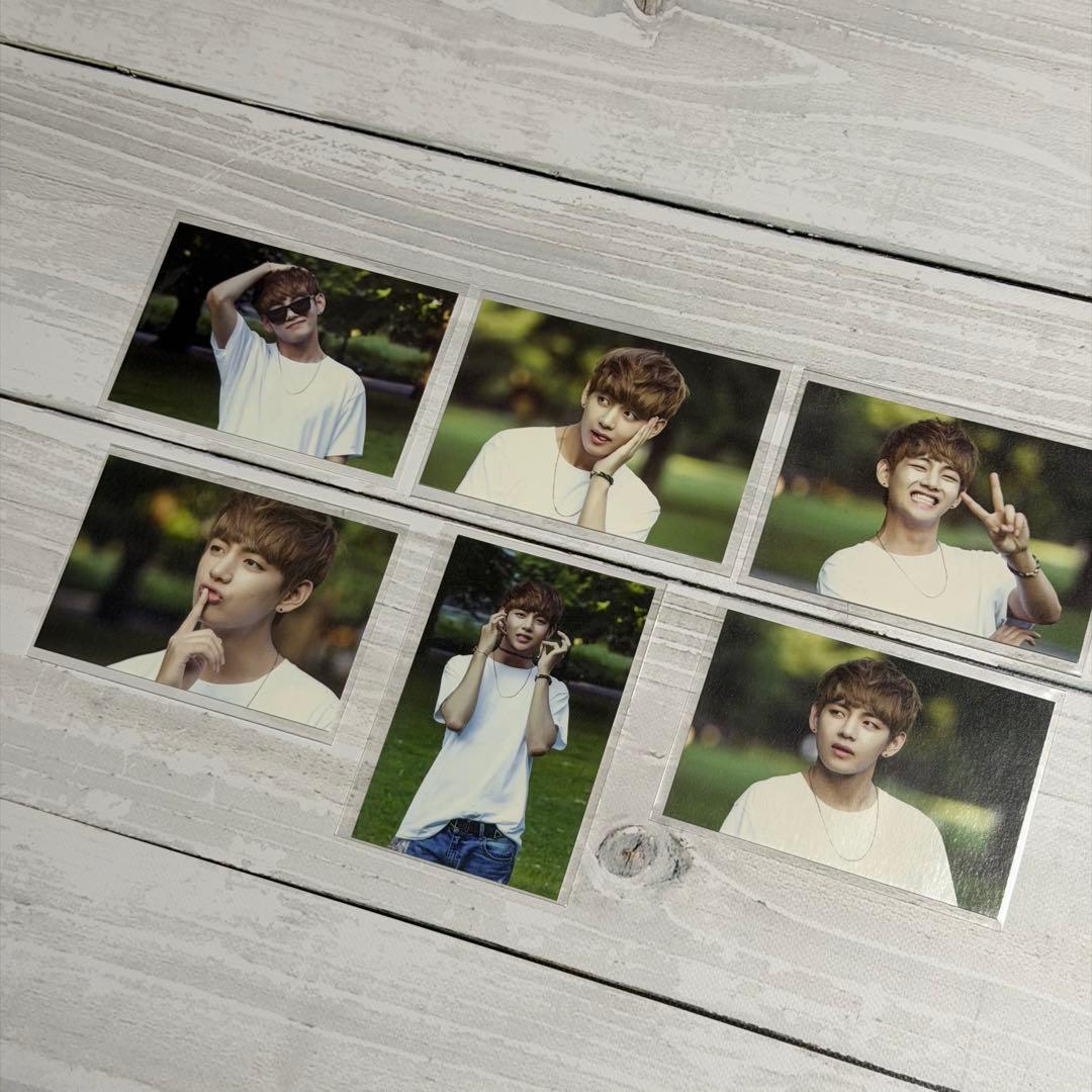 BTS V 2nd MUSTER ZIP CODE 17520 6枚　トレカ BTS 2nd Muster ZIP CODE 17520 Official Mini Photo Card - V Set of