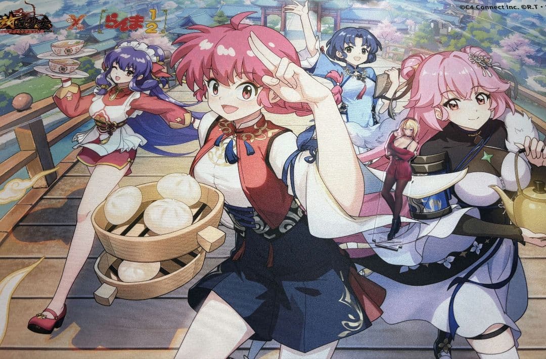 非売品　らんま1/2 コラボキービジュアル　プレイマット　放置少女コラボ