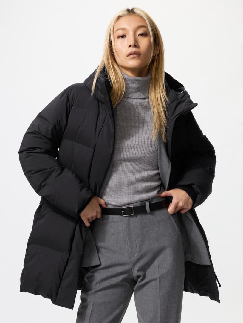 UNIQLO 新品未開封 ユニクロ シームレスダウンショートコート ブラック S