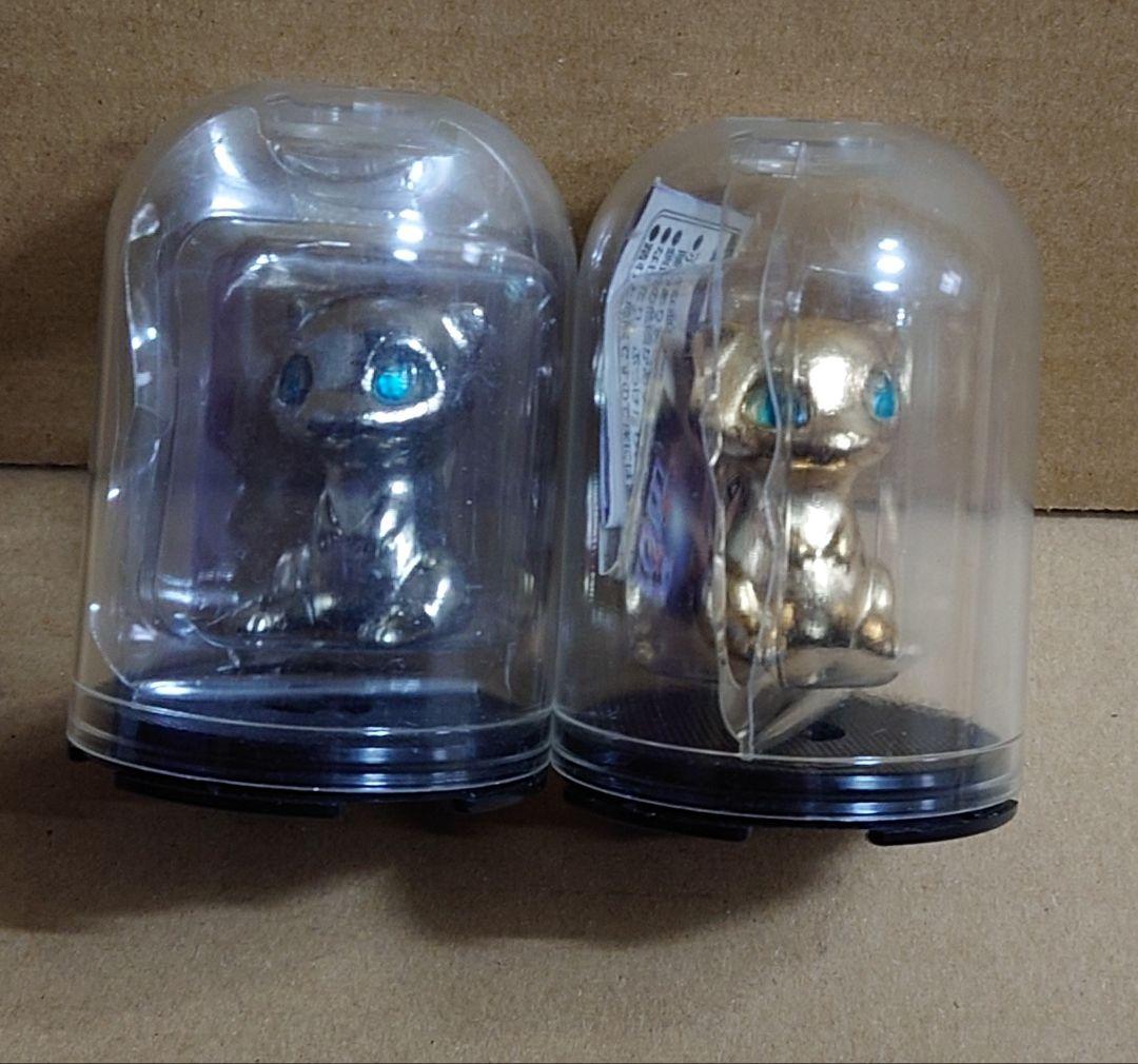 Nintendo ポケモン メタルコレクション ミュウ ブルーアイ金銀セット美品