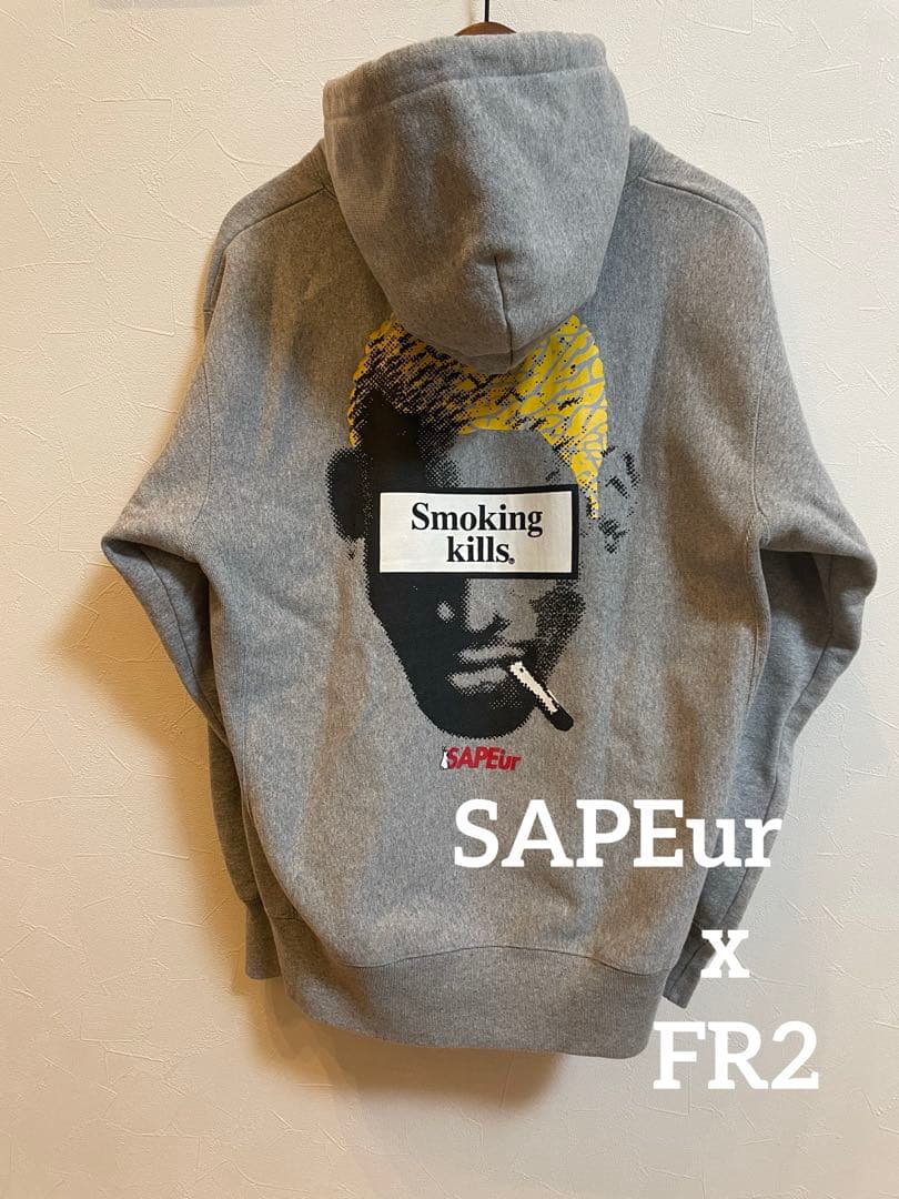 SAPEur x FR2 Smoking kills フーディ【Mサイズ】