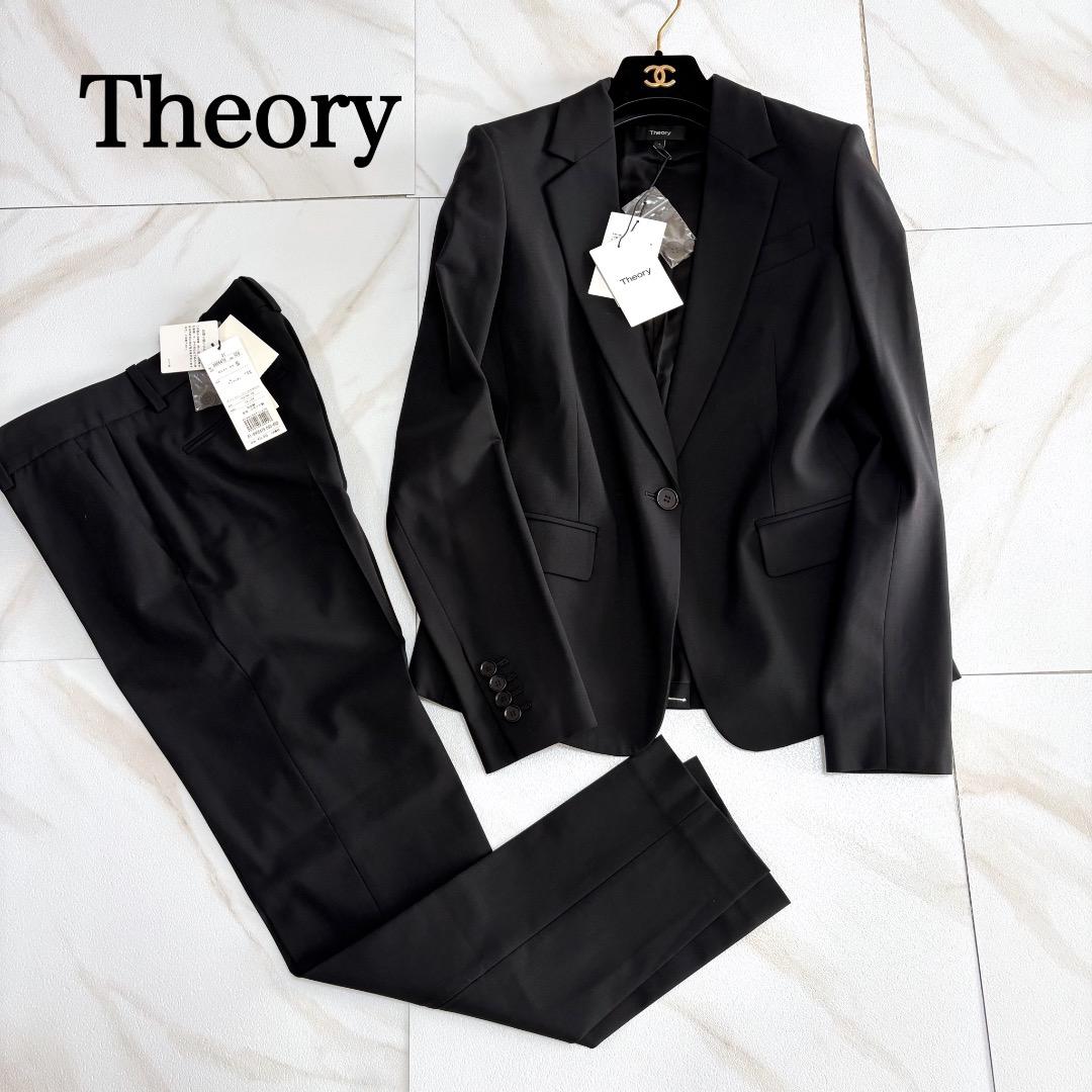 新品タグ付　Theory セオリー　パンツスーツ　Tailor Gabe N　黒