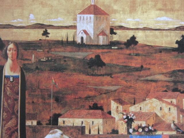 吉岡正人、【光降る地まで】、希少な額装用画集より、新品額装付、状態良好