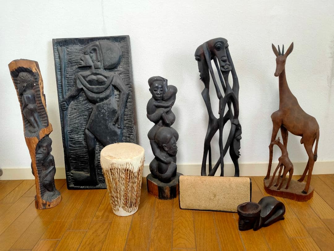 アフリカ　マコンデ等の彫刻コレクション　※マコンデ1体売却済の為ご注意願います。 2026年最新】マコンデ彫刻の人気アイテム - メルカリ