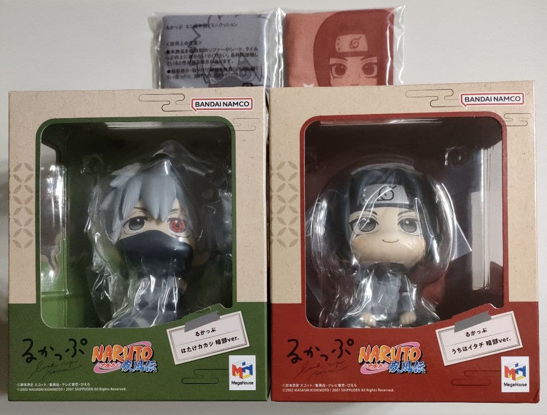 NARUTO るかっぷ はたけカカシ うちはイタチ 暗部ver. 座布団付き