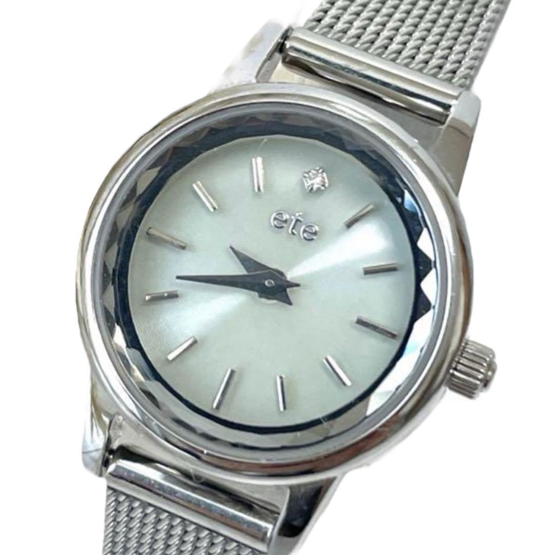 【新品】ete ソーラーウォッチ メッシュベルト ダイヤモンド ete｜ソーラーウォッチ メッシュベルト | Rakuten Fashion(楽天