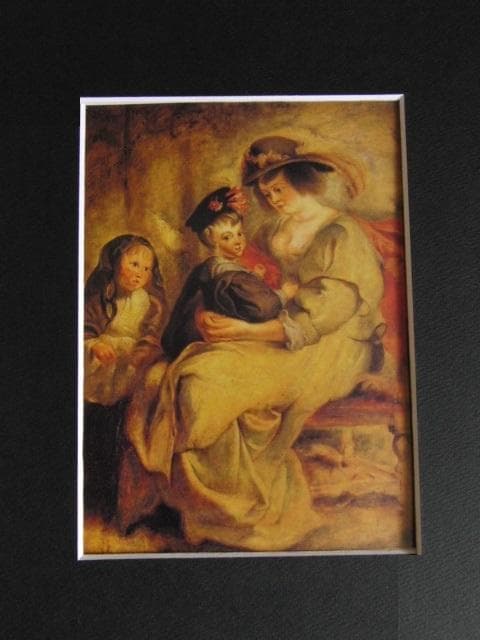 向井潤吉、【模写　エレーヌ・フールマンとその二児　ルーベンス】