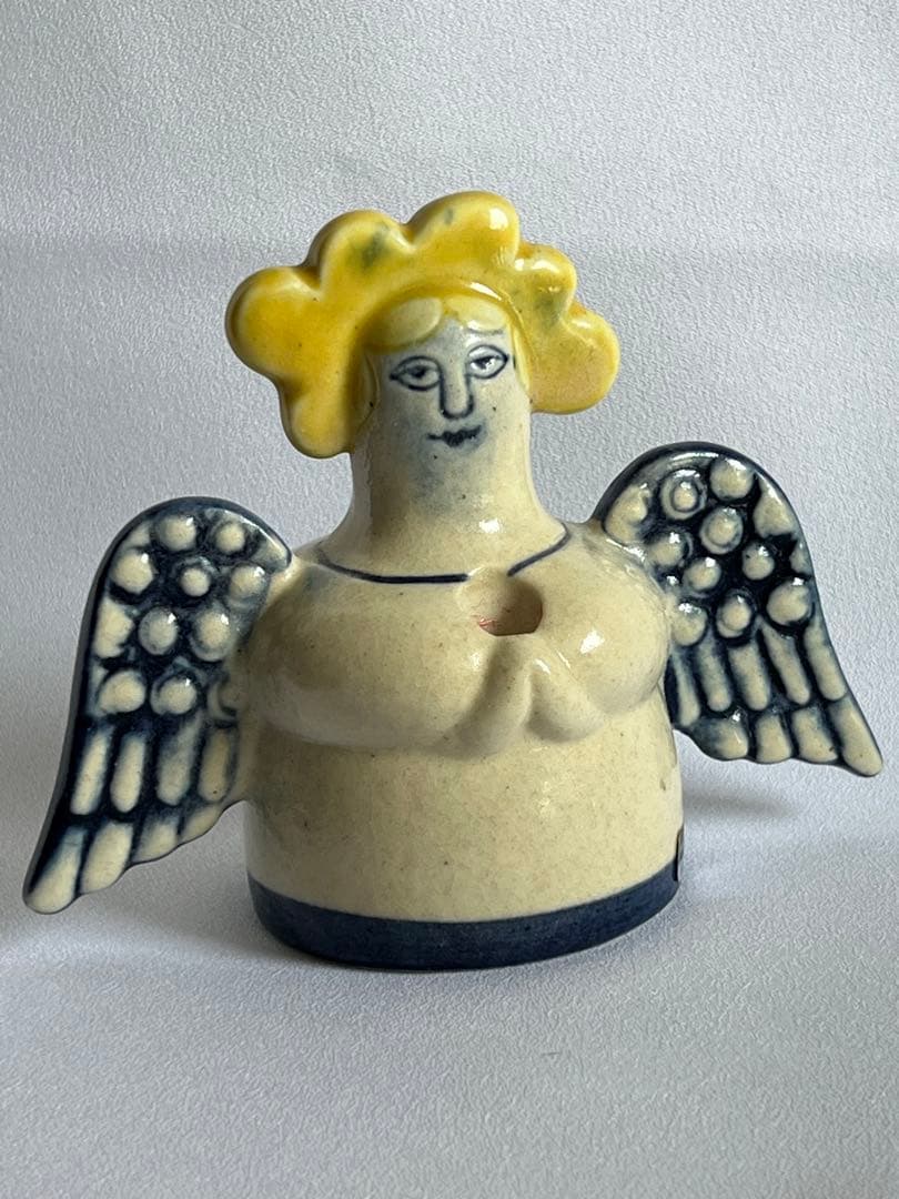 希少  リサラーソン 天使 キャンドルホルダー Anglajusstake