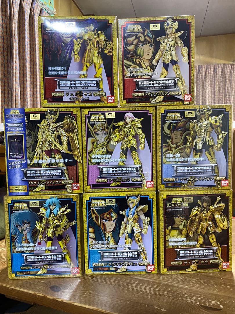 聖闘士聖衣神話　黄金聖闘士8体セット売り