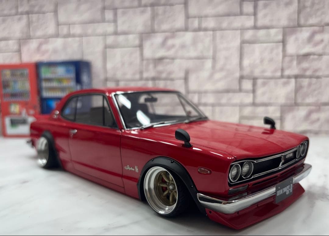 1/18イグニッションモデル ハコスカGTRワタナベ深リムカスタム　レッド ignition model（イグニッションモデル） ignition model 1/18 LB