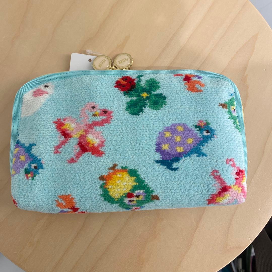 フェイラー　神崎恵　ファンキーフォーチュン　便利ポーチ　ペールグリーン　ポーチ