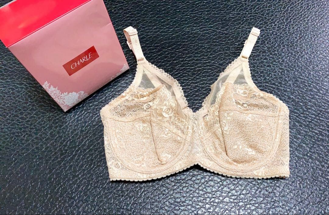 シャルレ 柔らかワイヤーブラジャー D85 2色入 ブラウン ピンク FA131