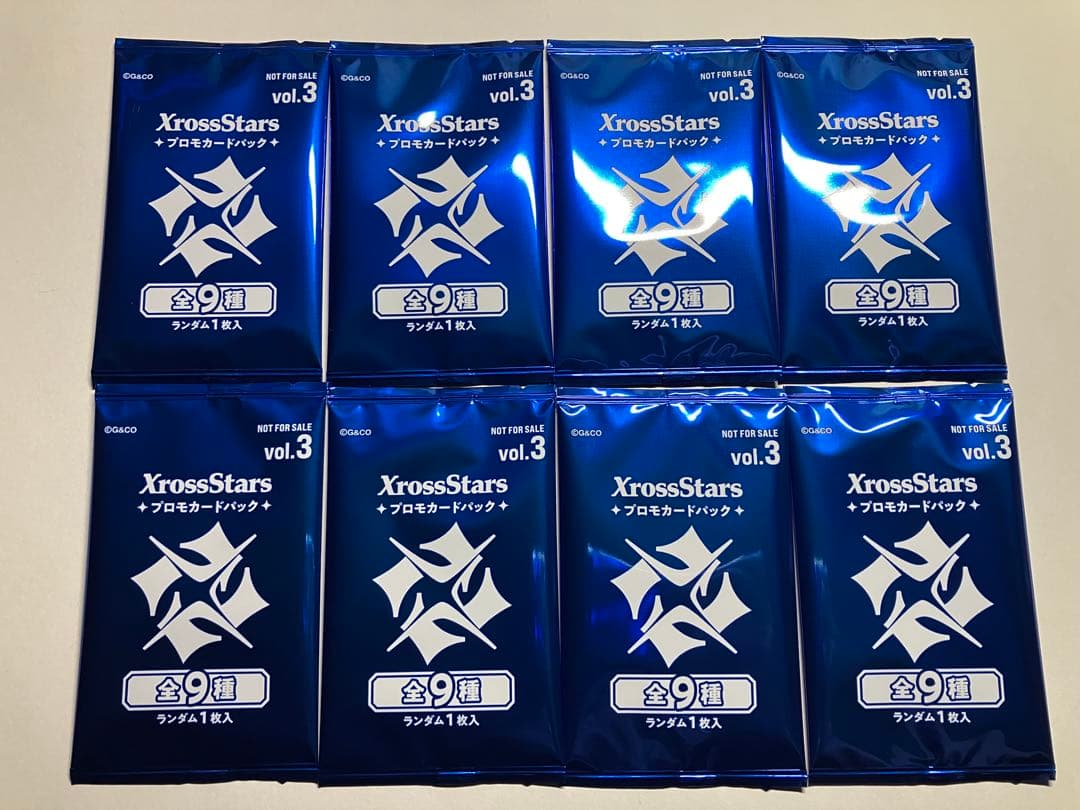 クロスタ プロモカードパックvol.3 8パックセット XrossStars - メルカリ