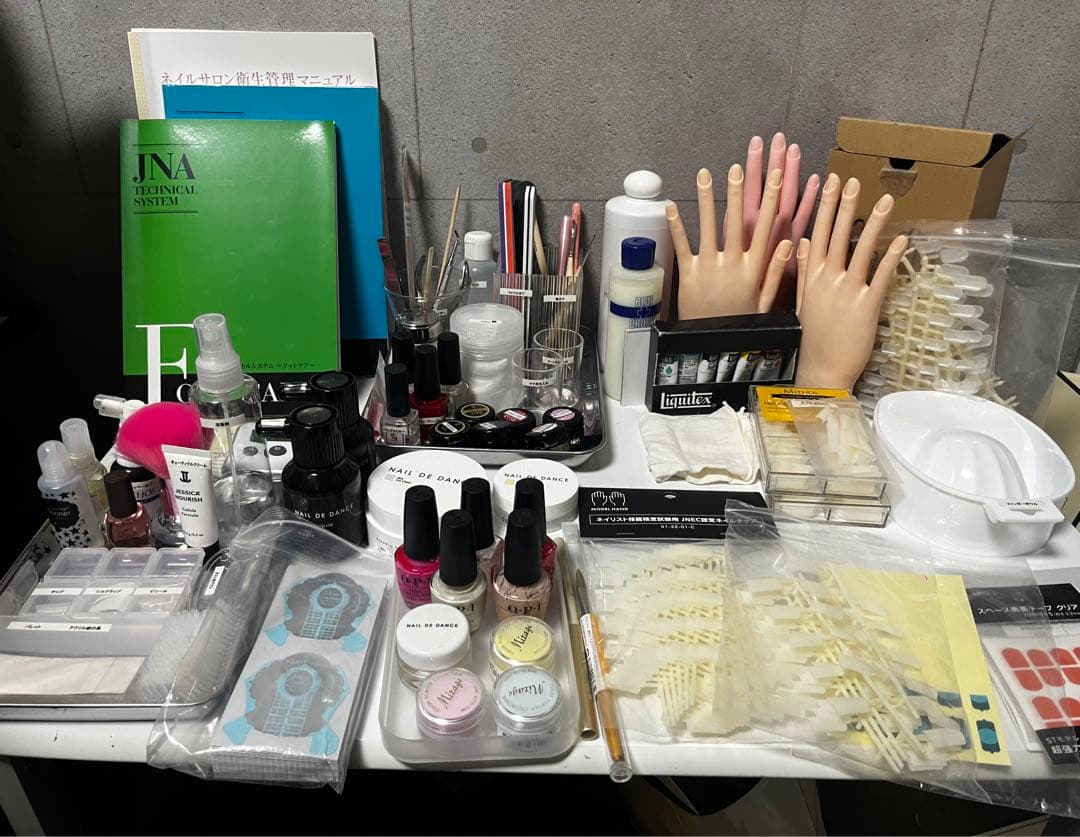 ネイリスト検定セット 検定ハンド　バック付き 楽天市場】◇JNECネイリスト技能検定 3級厳選35点セット 道具が一式