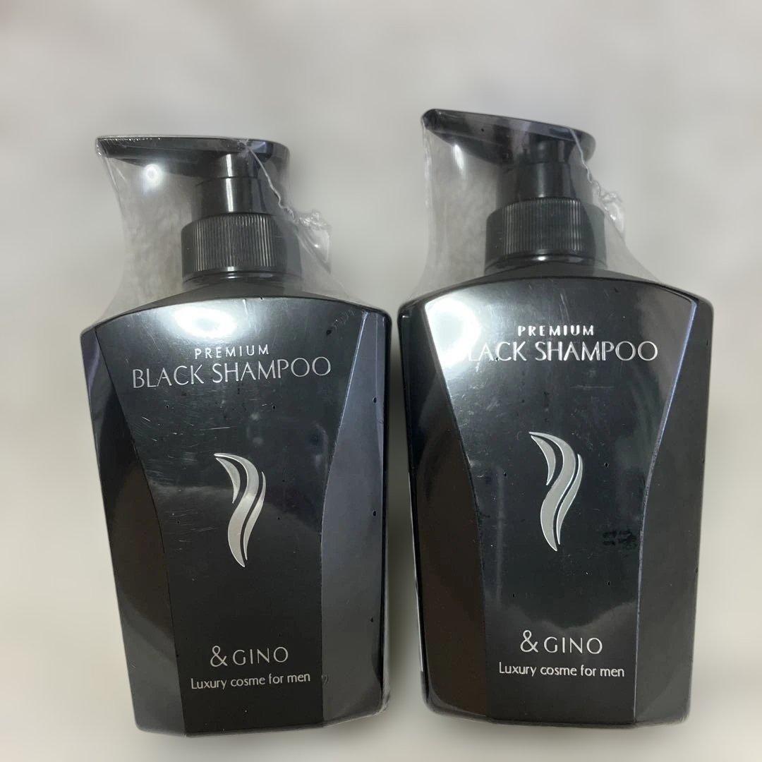 &GINO プレミアムブラックシャンプー 400ml 2本セット