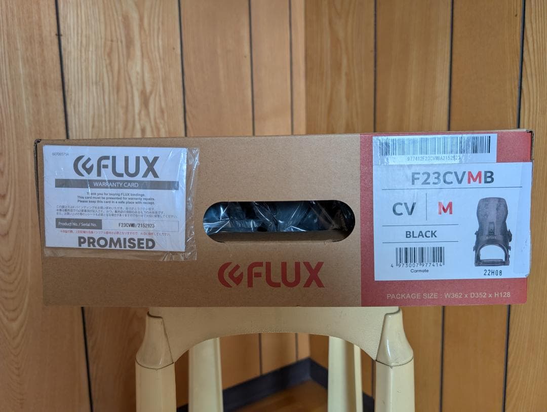 未使用品　FLUX　CV　Mサイズ　22-23モデル