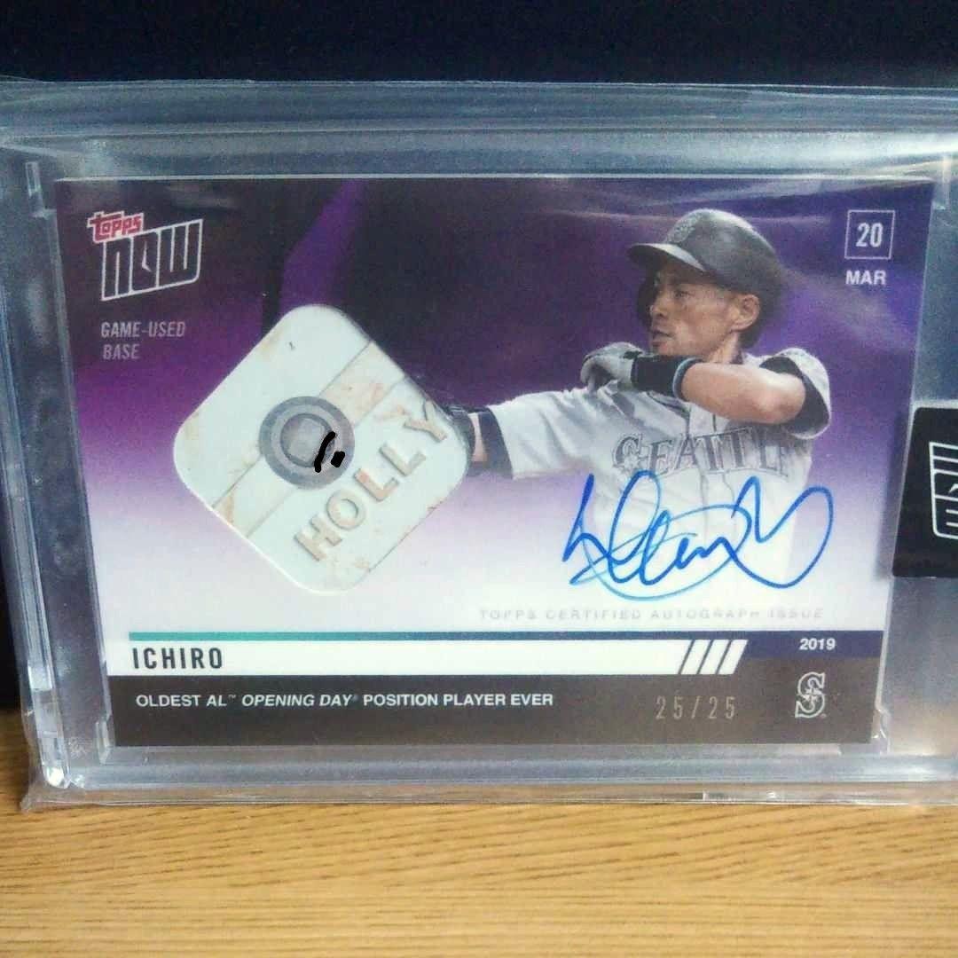 【祝殿堂入り】topps now イチロー直筆サイン 25/25