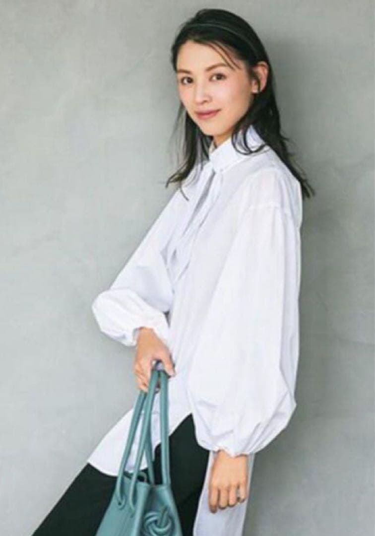 cccmalie シーマリー パフスリーブ バルーン ブラウス シャツ ホワイト