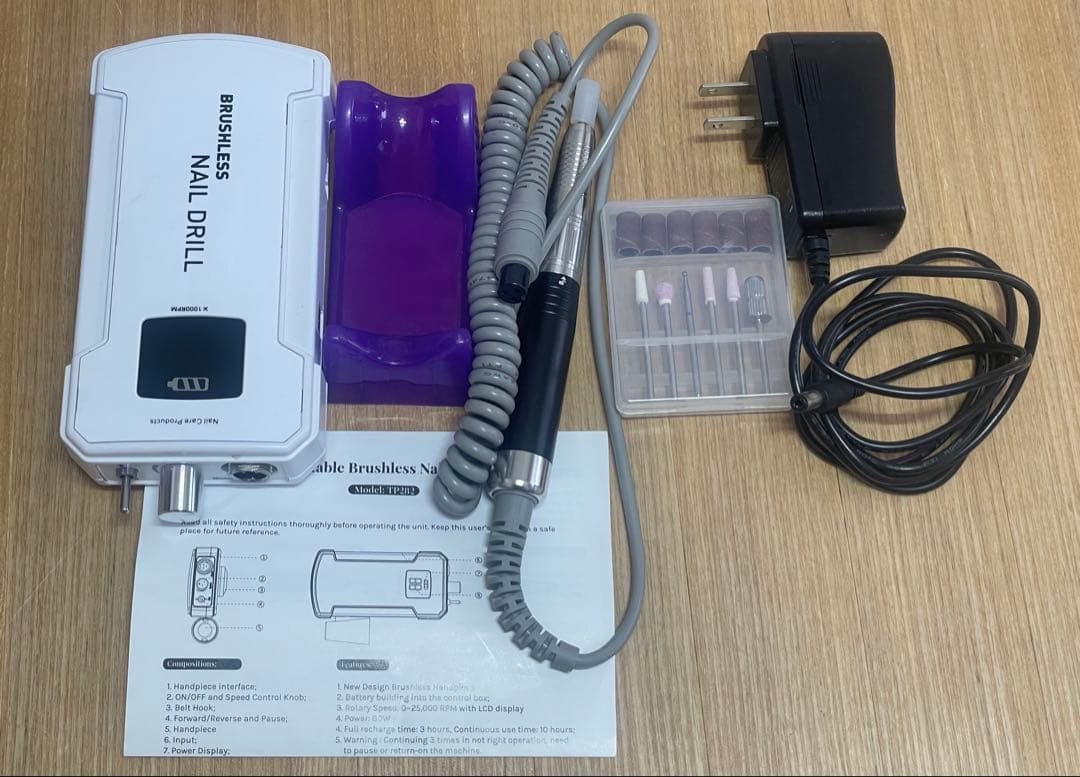 セール中❗️ネイルマシン コードレスOK ハイパワー！