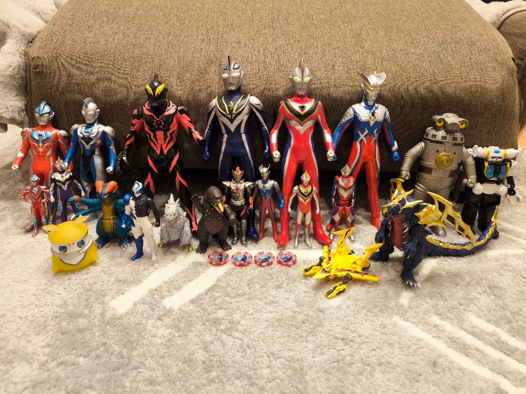 ​【豪華25点】希少ウルトラサウンドフィギュア4体 ＆ ソフビ・メダルまとめ売り 超合金魂 GX-38X ウォーカーマシンセット | 戦闘メカ ザブングル