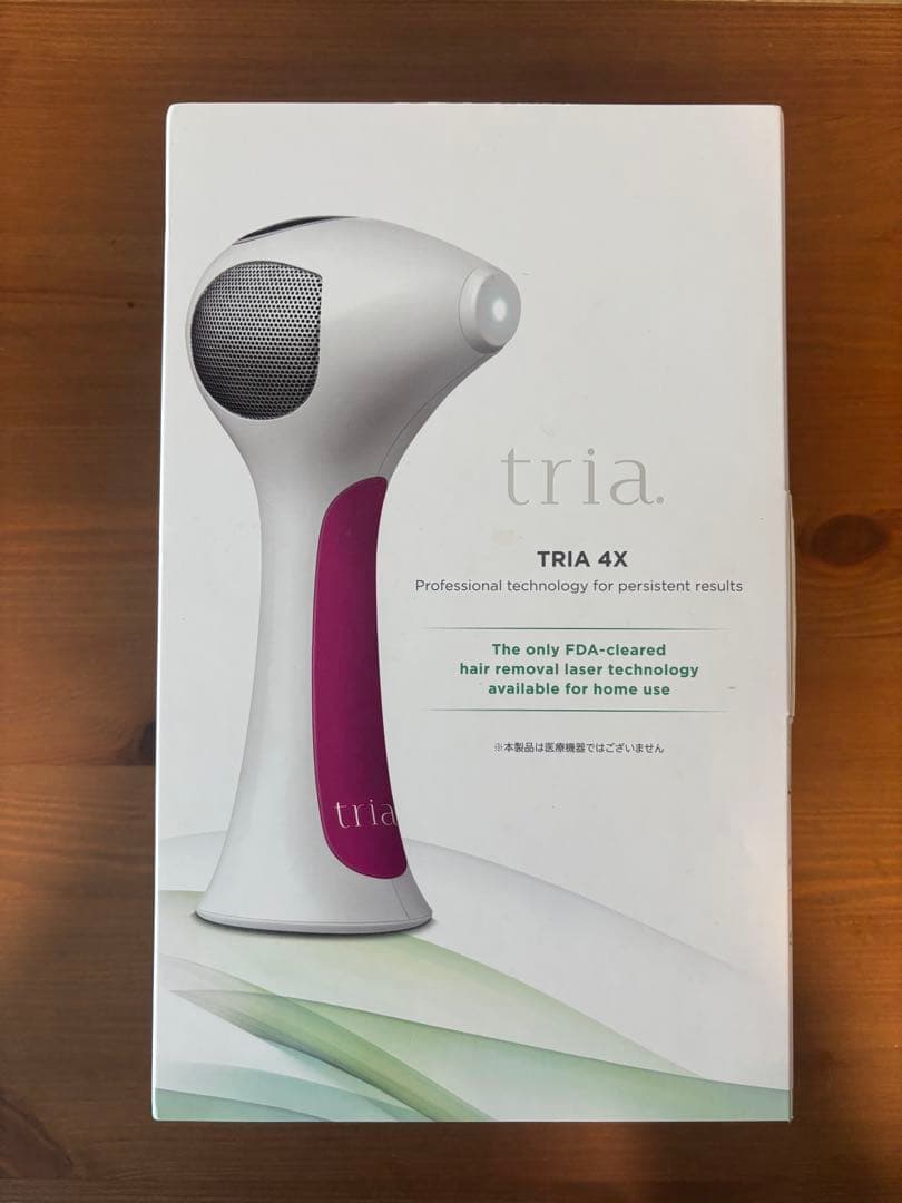 ★限定セール中【新品未使用・未開封】TRIA 4X 脱毛器 ホワイト/ピンク 楽天市場】脱毛器 レーザー脱毛器 トリア 4X メンズ レディース 家庭用