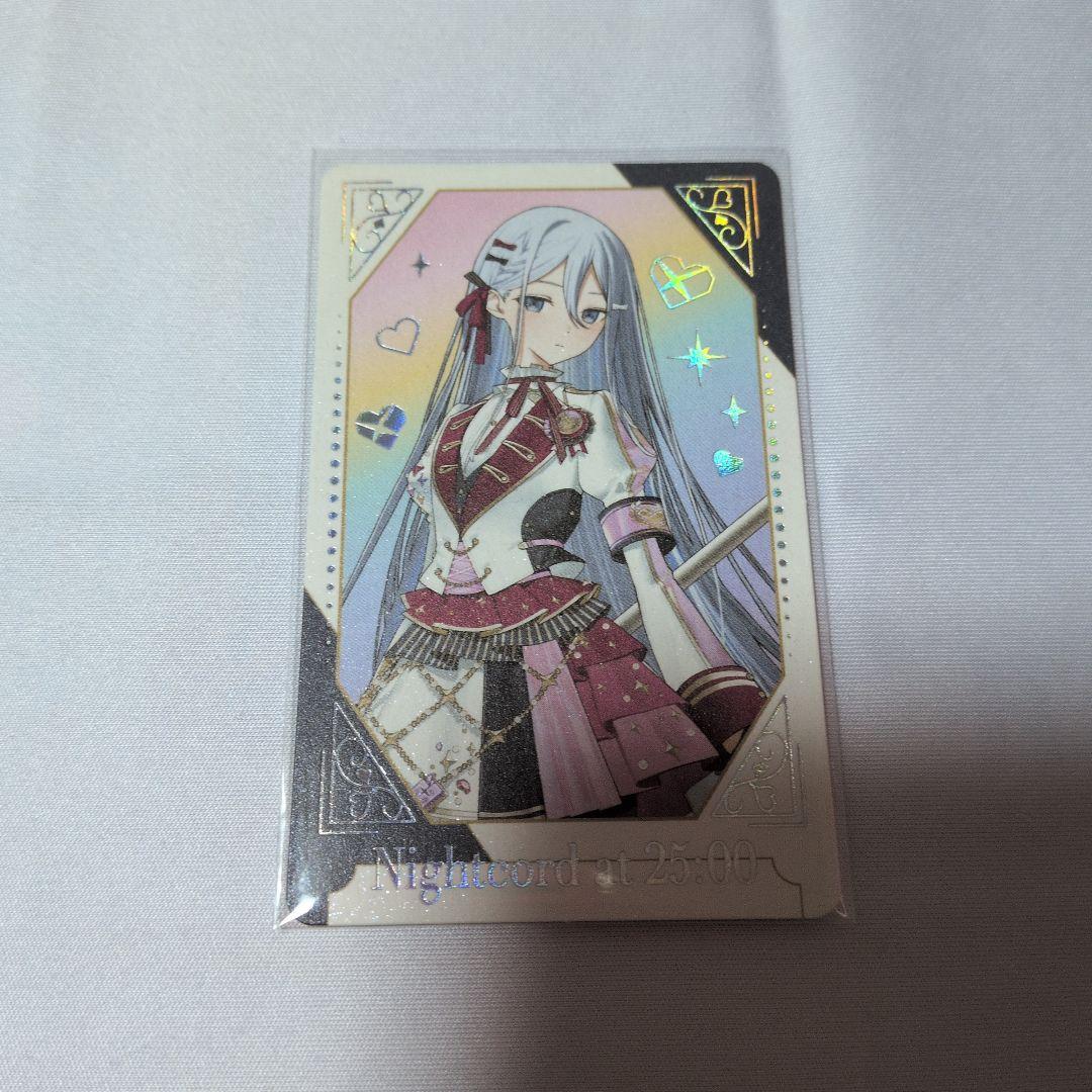 プロセカ5周年 感謝祭グッズ グリーティングカード 宵崎奏 箔押し