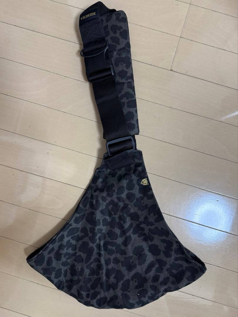 【未使用に近い】WILDRIDE アクティブキャリー グレー レオパード