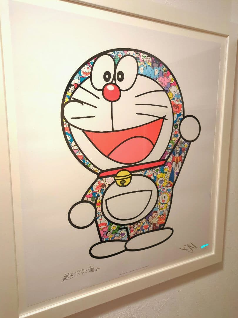村上隆×藤子·F不二雄コラボドラえもんポスター『ドラえもんえいえいおー!』 9月27日(日)10時より、村上隆 ドラえもんコラボポスター作品「藤子・F