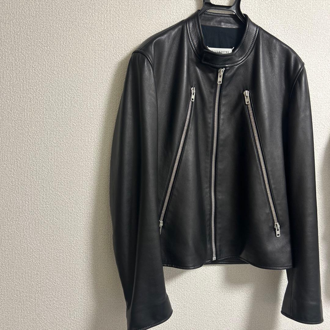 確実正規品 メゾンマルジェラ 八の字ライダース 48 Maison Margiela（旧Maison Martin Margiela） - 美品 サイズ48 Maison