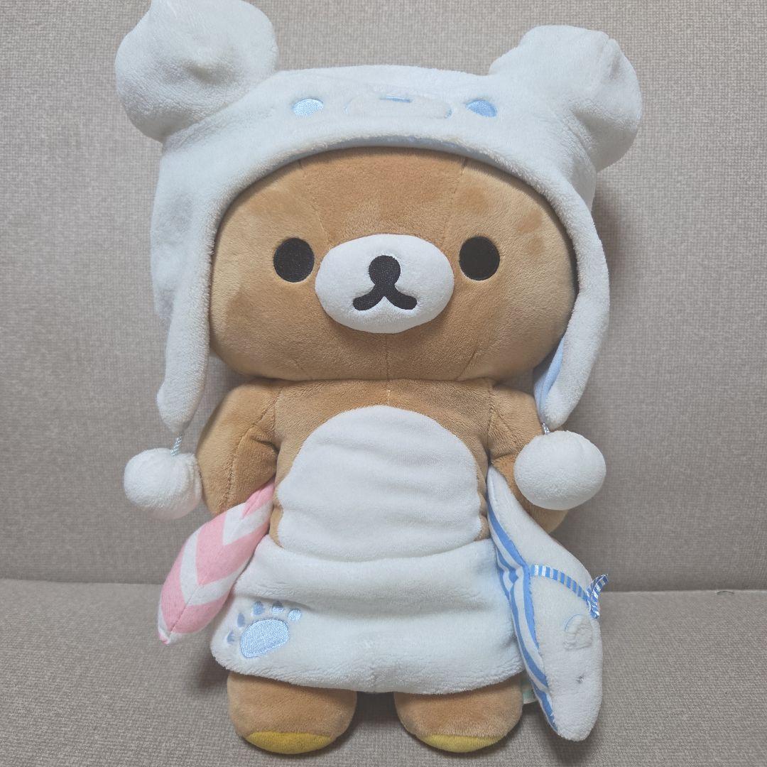 リラックマ　しましま エブリディ　イベント 限定　くったり ぬいぐるみ　Mサイズ