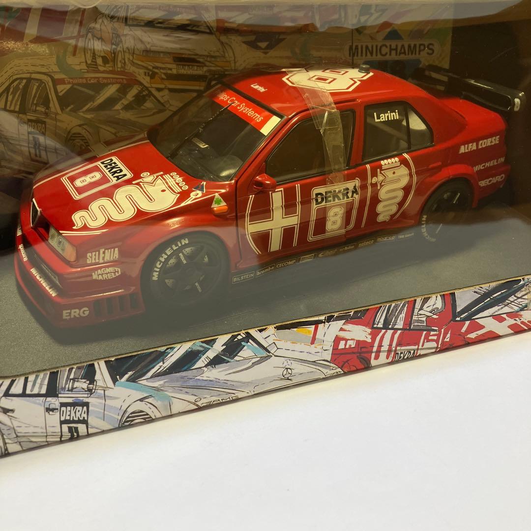 ミニチャンプス1/18 アルファロメオ155 V6 TI '93DTM ラリーニ アルファロメオ 155 V6 TI DTM 1993 #8 (開幕戦・ゾルダー優勝) ニコラ