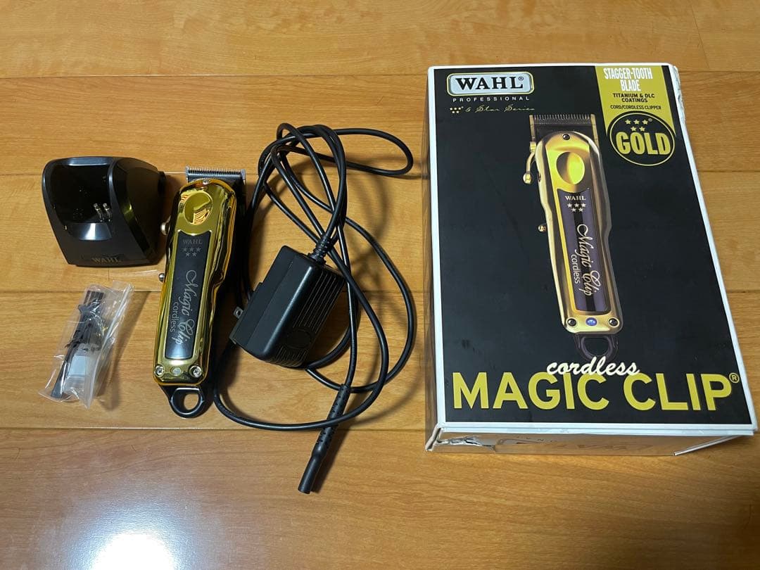 WAHL Magic Clip Cordless ゴールドバリカン Cordless Gold Magic Clip - Wahl JP